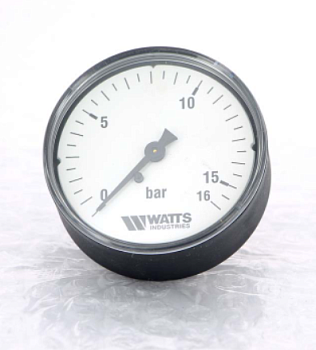 Манометр аксиальный F+R100 63/16 (1/4 0-16бар)  WATTS